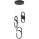 Kennedy LED 14 inch Black Pendant Ceiling Light