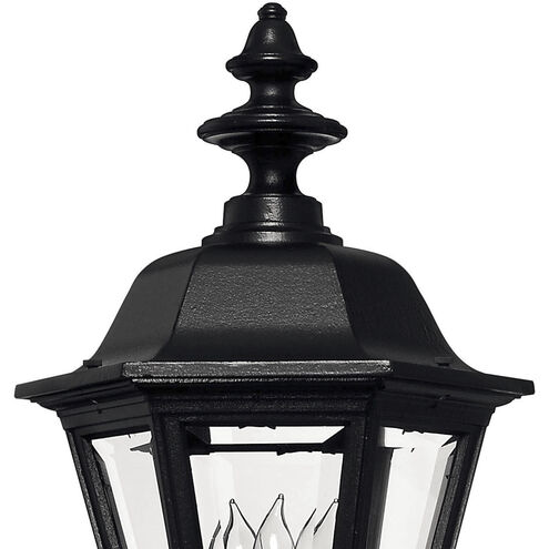 Estate Series Manor House LED 22 inch Black Outdoor Post Mount Lantern