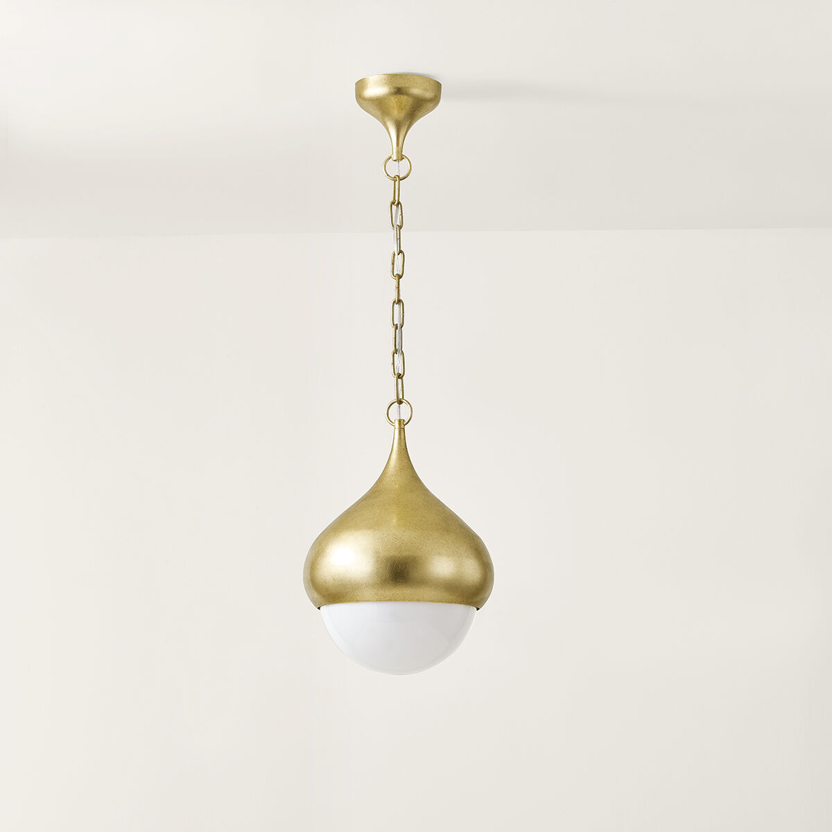 Luciel 1 Light 11.75 inch Vintage Gold Leaf Pendant Ceiling Light