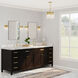 Eos 1 Light 5.1 inch Modern Brass Bath Sconce Wall Light