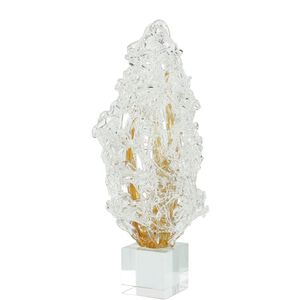 Frozen Flame 23.5 X 9.5 inch Sculpture, Large