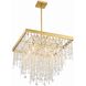 Winham 8 Light 22 inch Antique Gold Chandelier Ceiling Light