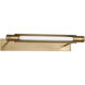Avroko Capa 14.3 watt 18 inch Hand Rubbed Antique Brass Picture Light Wall Light