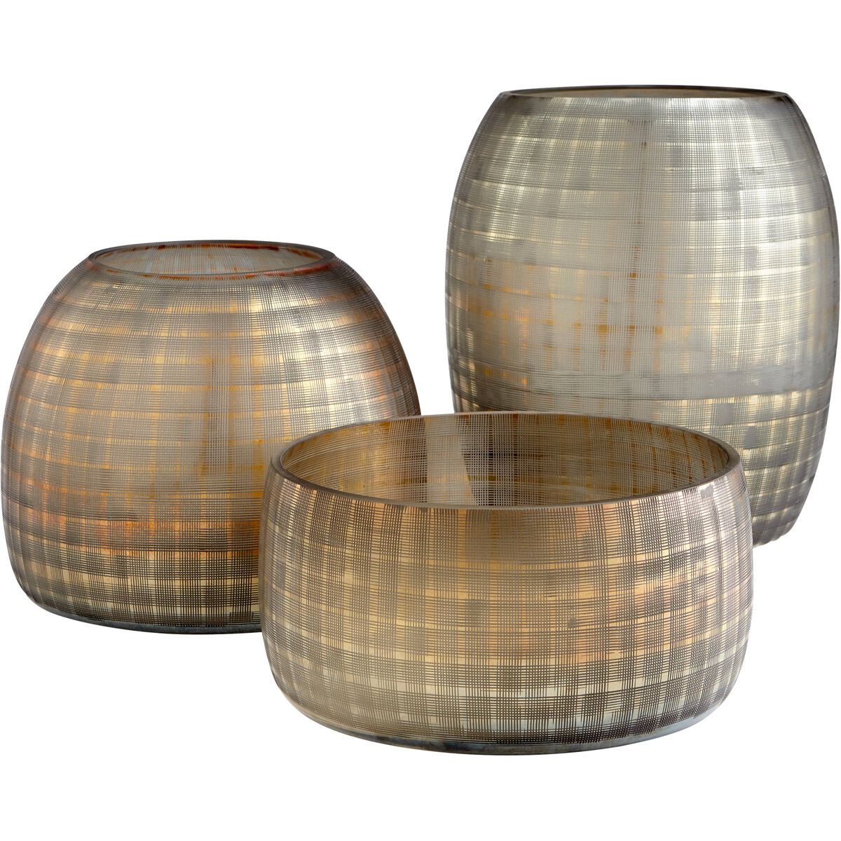 Gradient Grid 12 X 10 inch Vase