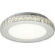 Canada LED 17 inch Chrome Flush Mount Ceiling Light