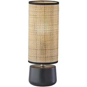 Sheffield 16 inch 40.00 watt Black Table Lantern Portable Light