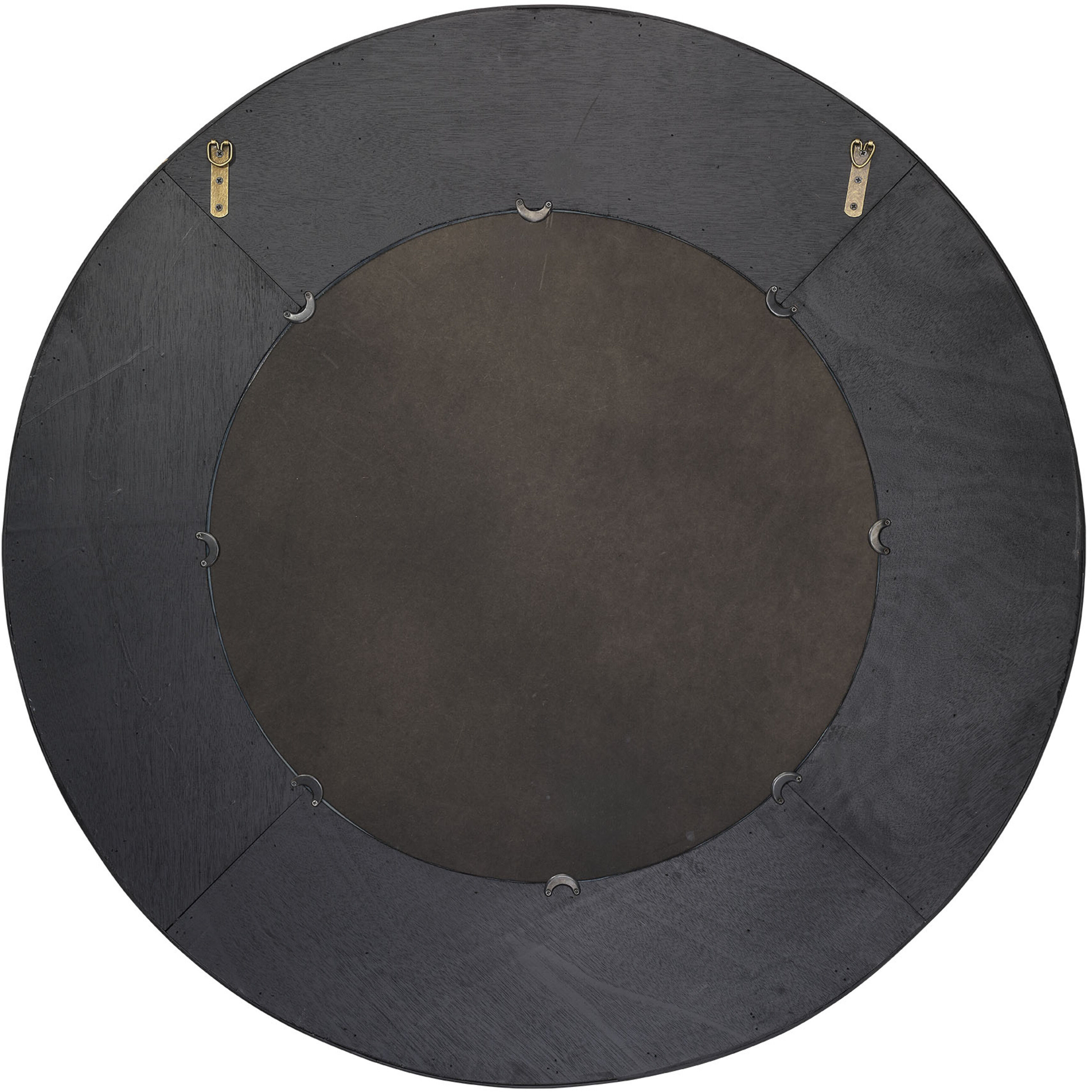 Paddock 39 X 39 inch Black Bamboo Mirror