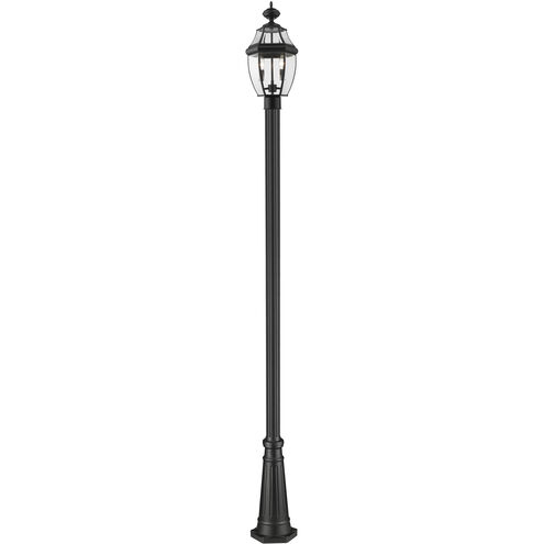 Westover 2 Light 112.25 inch Black Outdoor Post Mounted Fixture