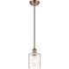 Ballston Cobbleskill LED 5 inch Antique Copper Mini Pendant Ceiling Light