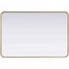 Remy 40 X 27 inch Brass Mirror