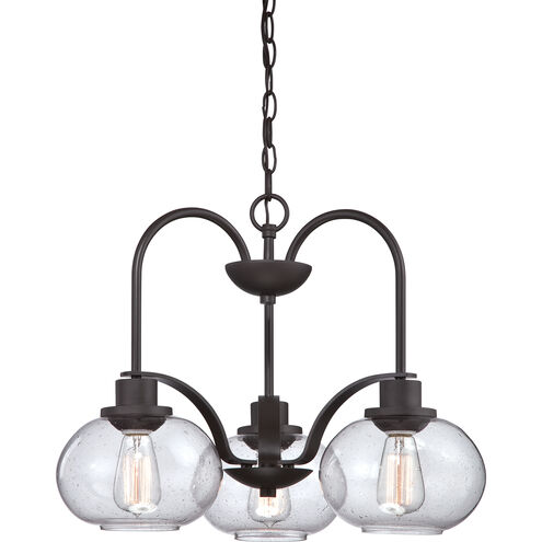 Trilogy 3 Light 22 inch Old Bronze Dinette Chandelier Ceiling Light