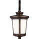 Eddington 1 Light 19.88 inch Antique Bronze Outdoor Wall Lantern, Large