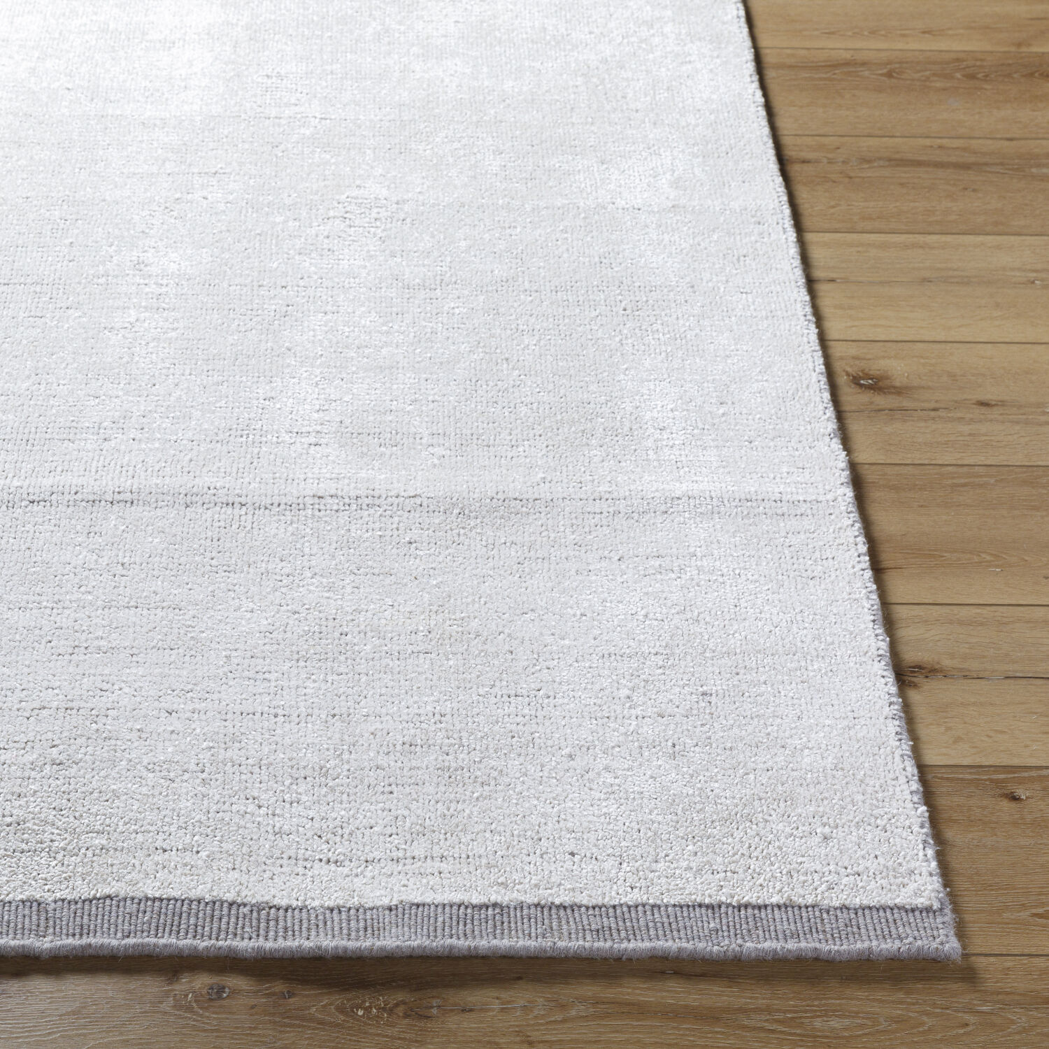 Dalia 108 X 72 inch Off-White/Medium Gray Handmade Rug in 6 x 9