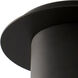 Pilar LED 6 inch Black Flush Mount Ceiling Light