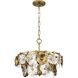 Loretta 3 Light 18 inch Gold Ombre Pendant Ceiling Light, Design Series