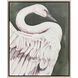 Swan Dance White and Brown and Gray and Green Canvas