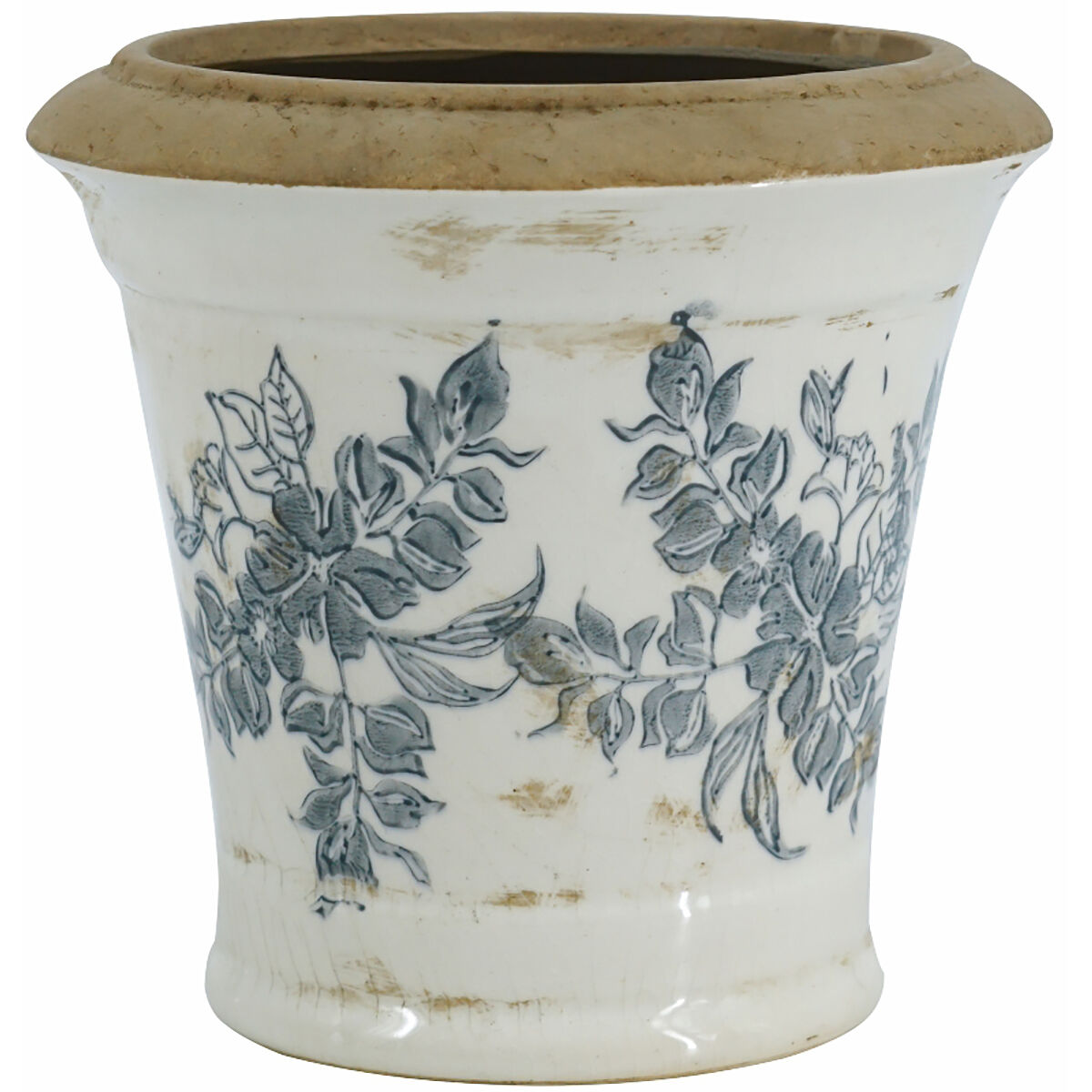 Anita Natural and White Planter