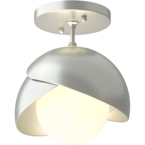 Brooklyn 1 Light 6 inch Vintage Platinum and Vintage Platinum Semi-Flush Ceiling Light