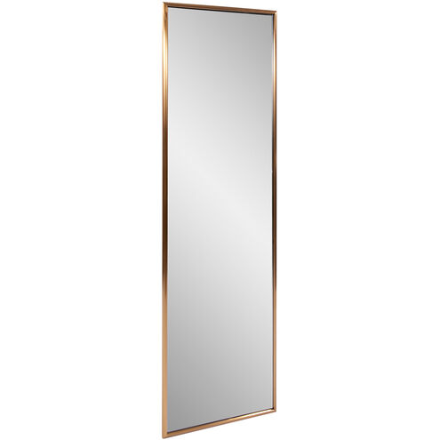 Yorkville 60 X 18 inch Brushed Brass Mirror