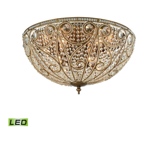 Benedetta LED 28 inch Dark Bronze Flush Mount Ceiling Light