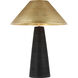 Sean Lavin Karam 40 watt Natural Brass Table Lamp Portable Light