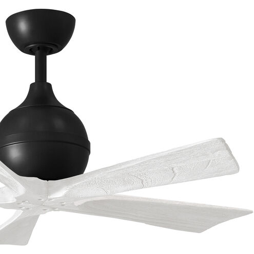Atlas Irene-5 42 inch Matte Black with Matte White Blades Ceiling Fan, Atlas