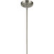 Everly 1 Light Brushed Nickel Pendant Ceiling Light