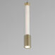 Cortex LED 1.5 inch Natural Aged Brass Single Pendant Ceiling Light