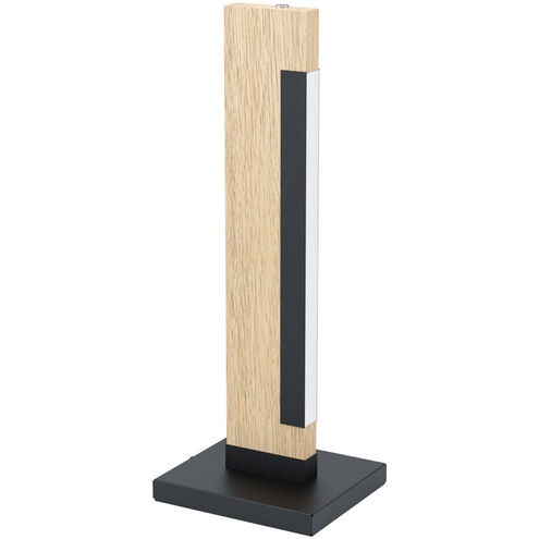 Camacho 15.94 inch 6.50 watt Black and Natural Table Lamp Portable Light