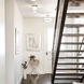 Harper 3 Light 14.5 inch Chrome Indoor Semi-Flush Mount Ceiling Light in White