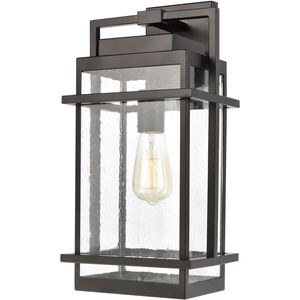 Breckenridge 1 Light 19 inch Matte Black Outdoor Wall Sconce
