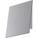 Angled Plane LED 8 inch Textured Gray Indoor-Outdoor Sconce, Inside-Out