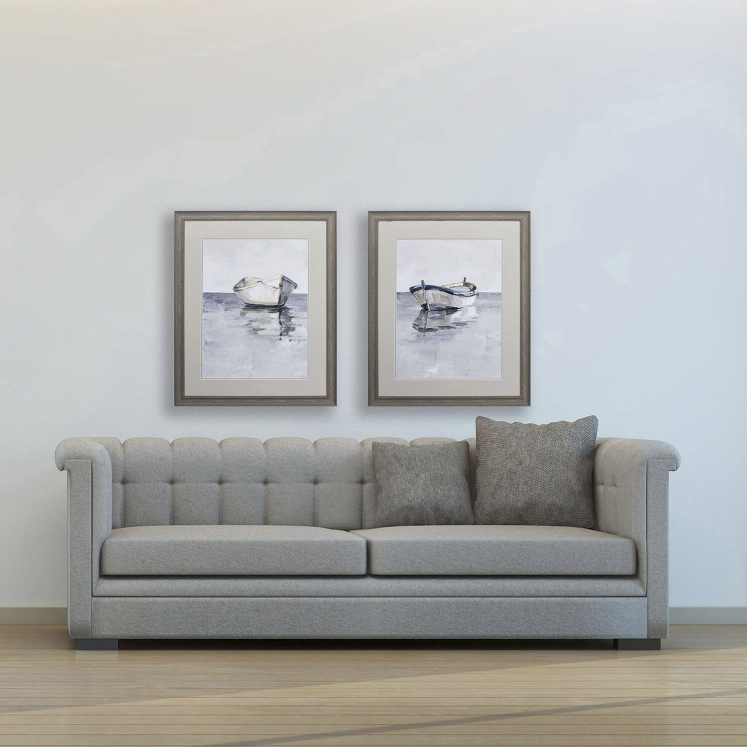 Waterside Gray Framed Art, Propac