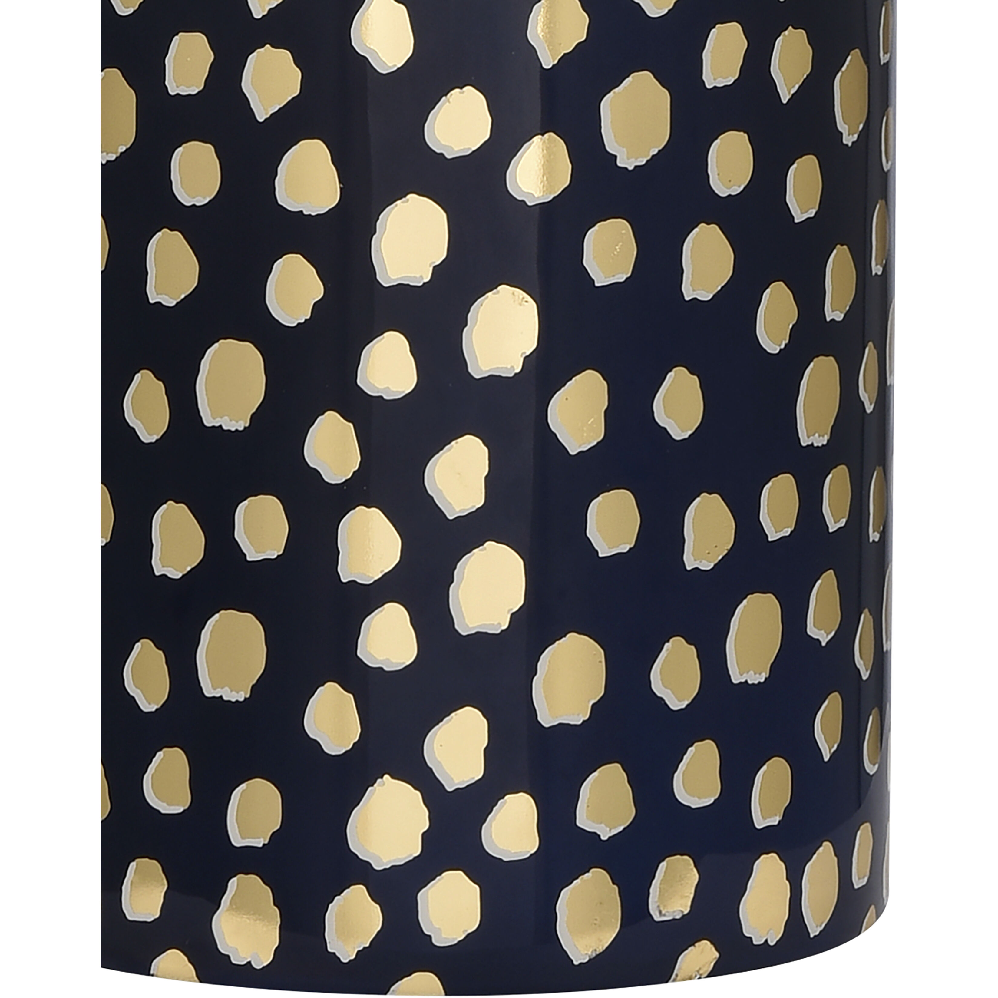 Signe 26 inch 150 watt Navy with Gold Table Lamp Portable Light