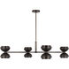 Sean Lavin Shanti 4 Light 44 inch Bronze Chandelier Ceiling Light