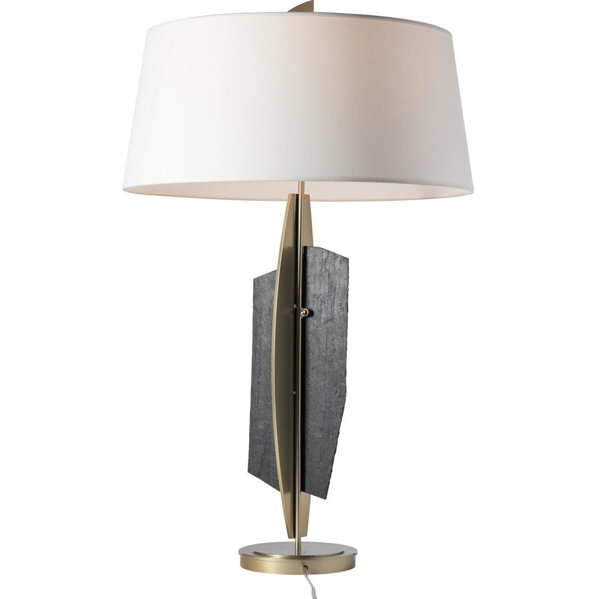 Cambrian 35.3 inch 60 watt Modern Brass Table Lamp Portable Light
