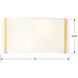 Fulton Sconce Wall Light in Antique Gold