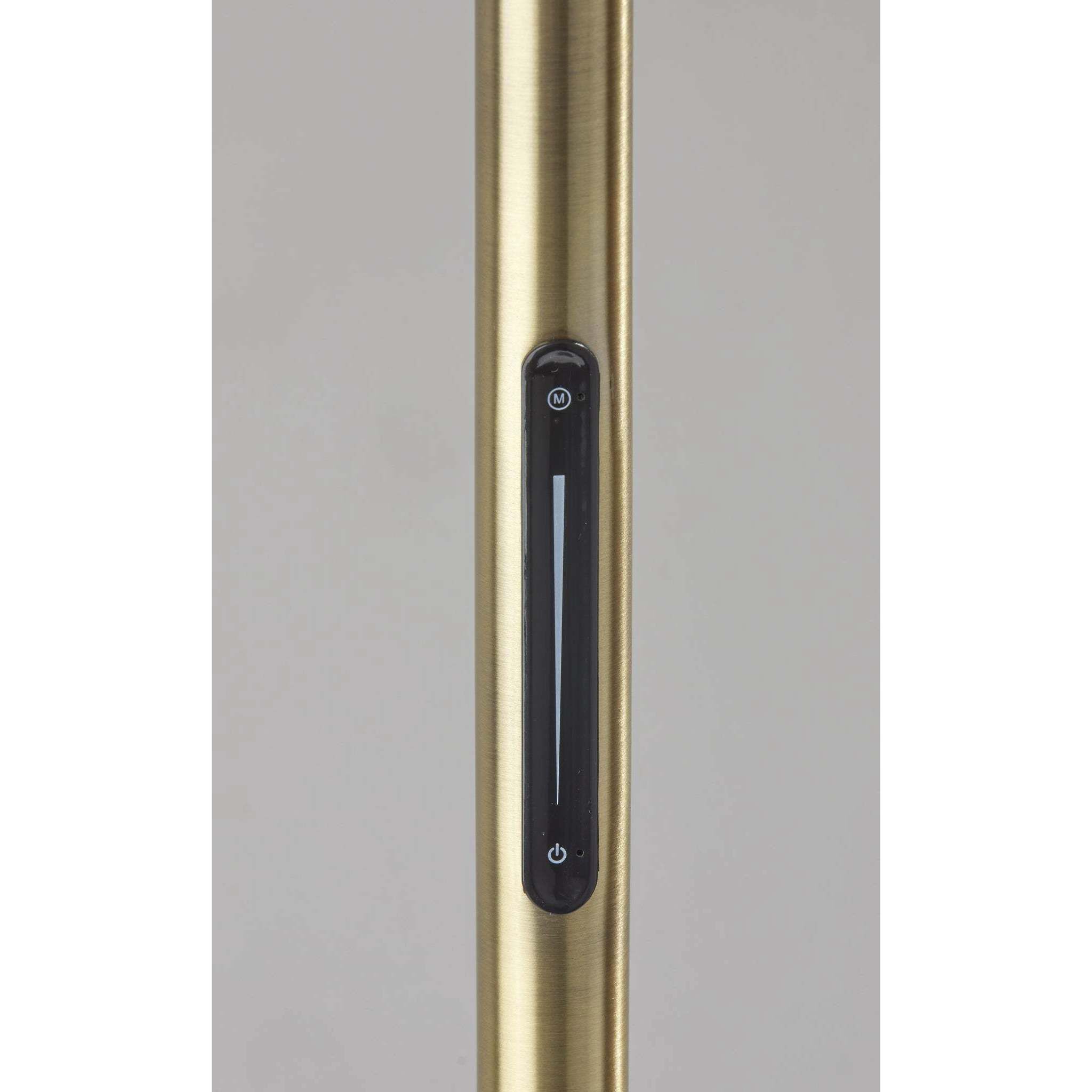 Bolton 72 inch 28.00 watt Antique Brass Arc Lamp Portable Light