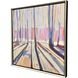 Woodland Reflections Pink and Orange and Red and Blue Canvas
