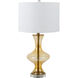 Vooburg 27.5 inch 60 watt Clear Table Lamp Portable Light