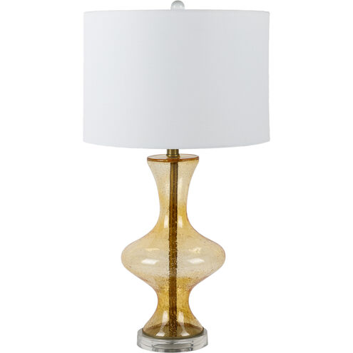 Vooburg 27.5 inch 60 watt Clear Table Lamp Portable Light