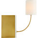 Flynn 1 Light 5 inch White Sconce Wall Light