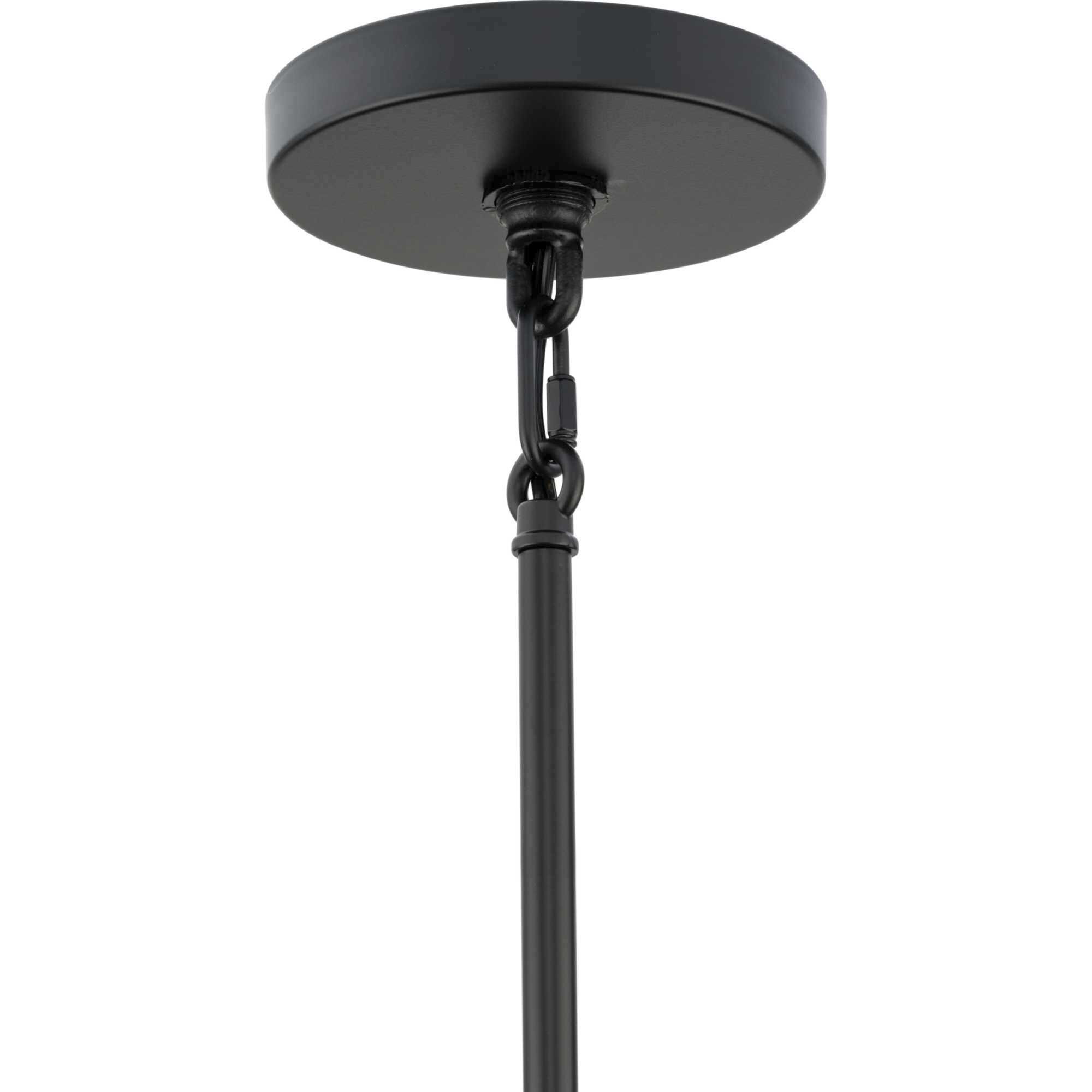 Rivera 4 Light 20.5 inch Matte Black Chandelier Ceiling Light, Design Series