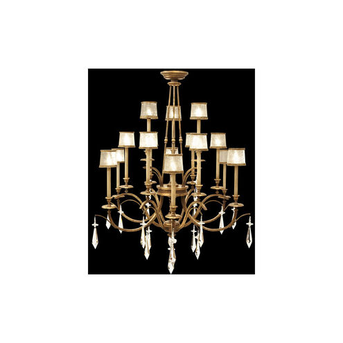 Monte Carlo 15 Light 58 inch Gold Chandelier Ceiling Light in Crystal 