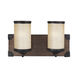 Dunning 2 Light 14 inch Stardust Bath Vanity Wall Sconce Wall Light
