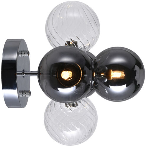 Pallocino LED 9 inch Chrome Wall Sconce Wall Light