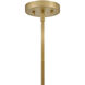 Lucy 1 Light 10 inch Lacquered Brass with Seafoam Pendant Ceiling Light