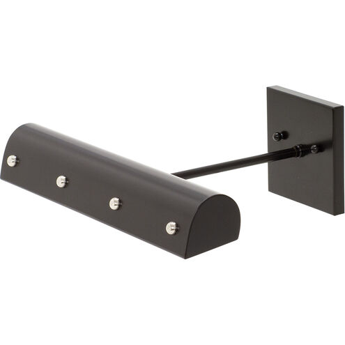 Traditional Picture Lights 4.5 watt 14 inch Black with Polished Nickel Accents Picture Light Wall Light in Black and Polished Nickel, Direct-Wire, Ball Motif
