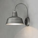 Pier M 1 Light 13.25 inch Weathered Zinc Outdoor Wall Mount