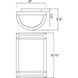 Nevis 2 Light 16.75 inch Bronze Outdoor Wall Sconce